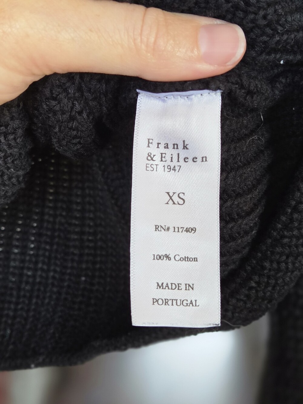 Frank & Eileen Black Montecito Sweater - Picture 6 of 7
